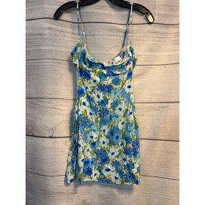 Style To Moon The One That Got Away Floral Mini Dress With Adjustable Straps L